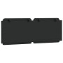 Cabecero de cama acolchado cuero sintético negro 120 cm de vidaXL, Cabeceros y pies de cama - Ref: Foro24-374850, Precio: 41,...