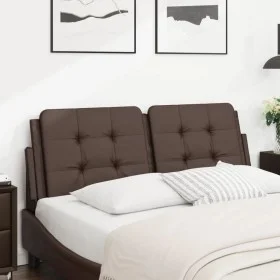 Gepolstertes Kopfteil aus braunem Kunstleder, 120 cm von vidaXL, Kopf- und Fußteile - Ref: Foro24-374852, Preis: 45,81 €, Rab...