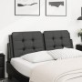Cabecero de cama acolchado cuero sintético negro 140 cm de vidaXL, Cabeceros y pies de cama - Ref: Foro24-374859, Precio: 37,...