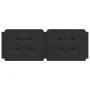 Black synthetic leather padded bed headboard 140 cm by vidaXL, Headboards and footboards - Ref: Foro24-374859, Price: 44,59 €...