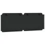 Black synthetic leather padded bed headboard 140 cm by vidaXL, Headboards and footboards - Ref: Foro24-374859, Price: 44,59 €...