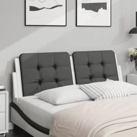 Gepolstertes Kopfteil Kunstleder schwarz weiß 140 cm von vidaXL, Kopf- und Fußteile - Ref: Foro24-374865, Preis: 44,73 €, Rab...