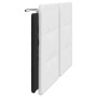 Cabecero de cama acolchado cuero sintético blanco negro 160 cm de vidaXL, Cabeceros y pies de cama - Ref: Foro24-374871, Prec...