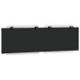 Cabecero de cama acolchado cuero sintético blanco negro 160 cm de vidaXL, Cabeceros y pies de cama - Ref: Foro24-374871, Prec...