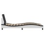 Estructura cama con LED cuero sintético blanco negro 90x200 cm de vidaXL, Camas y somieres - Ref: Foro24-3214088, Precio: 144...