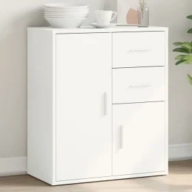 Aparador de madera de ingeniería blanco 60x31x70 cm de vidaXL, Aparadores - Ref: Foro24-840478, Precio: 90,91 €, Descuento: %