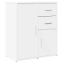Aparador de madera de ingeniería blanco 60x31x70 cm de vidaXL, Aparadores - Ref: Foro24-840478, Precio: 90,68 €, Descuento: %