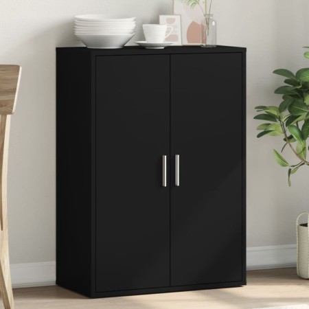 Aparador de madera de ingeniería negro 60x31x84 cm de vidaXL, Aparadores - Ref: Foro24-840486, Precio: 81,48 €, Descuento: %