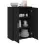 Aparador de madera de ingeniería negro 60x31x84 cm de vidaXL, Aparadores - Ref: Foro24-840486, Precio: 81,48 €, Descuento: %