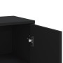 Aparador de madera de ingeniería negro 60x31x84 cm de vidaXL, Aparadores - Ref: Foro24-840486, Precio: 81,48 €, Descuento: %