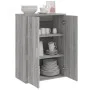 Aparador de madera de ingeniería gris Sonoma 60x31x84 cm de vidaXL, Aparadores - Ref: Foro24-840490, Precio: 83,10 €, Descuen...