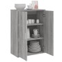 Aparador de madera de ingeniería gris Sonoma 60x31x84 cm de vidaXL, Aparadores - Ref: Foro24-840490, Precio: 84,65 €, Descuen...