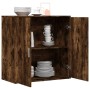 Aparador de madera de ingeniería roble ahumado 79x38x80 cm de vidaXL, Aparadores - Ref: Foro24-840517, Precio: 82,43 €, Descu...