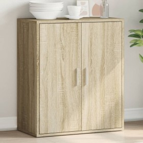 Aparador de madera de ingeniería roble Sonoma 79x38x80 cm de vidaXL, Aparadores - Ref: Foro24-840515, Precio: 84,11 €, Descue...