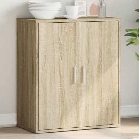 Aparador de madera de ingeniería roble Sonoma 79x38x80 cm de vidaXL, Aparadores - Ref: Foro24-840515, Precio: 84,11 €, Descue...