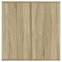 Aparador de madera de ingeniería roble Sonoma 79x38x80 cm de vidaXL, Aparadores - Ref: Foro24-840515, Precio: 82,81 €, Descue...