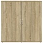 Aparador de madera de ingeniería roble Sonoma 79x38x80 cm de vidaXL, Aparadores - Ref: Foro24-840515, Precio: 84,11 €, Descue...