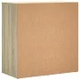 Aparador de madera de ingeniería roble Sonoma 79x38x80 cm de vidaXL, Aparadores - Ref: Foro24-840515, Precio: 82,81 €, Descue...