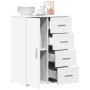 Aparador de madera de ingeniería blanco 59x39x80 cm de vidaXL, Aparadores - Ref: Foro24-840534, Precio: 116,54 €, Descuento: %
