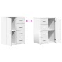 Aparador de madera de ingeniería blanco 59x39x80 cm de vidaXL, Aparadores - Ref: Foro24-840534, Precio: 116,54 €, Descuento: %