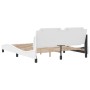 Estructura de cama cabecero cuero sintético blanco 160x200 cm de vidaXL, Camas y somieres - Ref: Foro24-3208192, Precio: 192,...