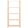 Estantería 5 niveles 3 unidades madera pino maciza 250 kg de vidaXL, Estanterías industriales - Ref: Foro24-3051114, Precio: ...