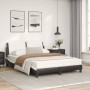Cama con colchón cuero sintético negro y blanco 120x200 cm de vidaXL, Camas y somieres - Ref: Foro24-3208857, Precio: 396,53 ...