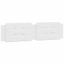 Cama con colchón cuero sintético blanco 160x200 cm de vidaXL, Camas y somieres - Ref: Foro24-3208874, Precio: 391,30 €, Descu...