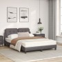 Cama con colchón cuero sintético gris 140x200 cm de vidaXL, Camas y somieres - Ref: Foro24-3208869, Precio: 377,54 €, Descuen...