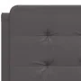 Bed with gray synthetic leather mattress 140x200 cm by vidaXL, Beds and slatted bases - Ref: Foro24-3208869, Price: 370,71 €,...
