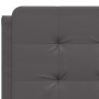 Cama con colchón cuero sintético gris 140x200 cm de vidaXL, Camas y somieres - Ref: Foro24-3208869, Precio: 377,54 €, Descuen...