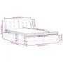 Bed with gray synthetic leather mattress 140x200 cm by vidaXL, Beds and slatted bases - Ref: Foro24-3208869, Price: 370,71 €,...