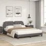 Cama con colchón cuero sintético gris 160x200 cm de vidaXL, Camas y somieres - Ref: Foro24-3208876, Precio: 396,09 €, Descuen...