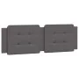 Cama con colchón cuero sintético gris 160x200 cm de vidaXL, Camas y somieres - Ref: Foro24-3208876, Precio: 396,09 €, Descuen...