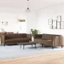 2-teilige Sofagarnitur aus braunem Stoff von vidaXL, Sofas - Ref: Foro24-3209246, Preis: 554,70 €, Rabatt: %