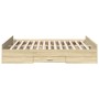 Cama con cajones madera ingeniería roble Sonoma 140x200 cm de vidaXL, Camas y somieres - Ref: Foro24-3280295, Precio: 144,06 ...