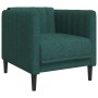 Juego de sofás 3 piezas tela verde oscuro de vidaXL, Sofás - Ref: Foro24-3209233, Precio: 870,00 €, Descuento: %