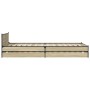 Cama con cajones madera ingeniería roble Sonoma 90x200 cm de vidaXL, Camas y somieres - Ref: Foro24-3279968, Precio: 156,76 €...