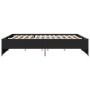 Estructura de cama madera de ingeniería y metal negro 180x200cm de vidaXL, Camas y somieres - Ref: Foro24-3279872, Precio: 15...