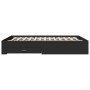 Estructura cama con cajones madera ingeniería negra 160x200 cm de vidaXL, Camas y somieres - Ref: Foro24-3280371, Precio: 183...