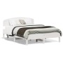 Estructura de cama con cabecero madera pino blanco 120x190 cm de vidaXL, Camas y somieres - Ref: Foro24-3207234, Precio: 183,...