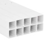 Canaletas para cables PVC 100x60 mm 10 m de vidaXL, Cableado - Ref: Foro24-155923, Precio: 76,44 €, Descuento: %