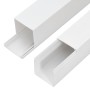 Canaletas para cables PVC 100x60 mm 10 m de vidaXL, Cableado - Ref: Foro24-155923, Precio: 76,44 €, Descuento: %