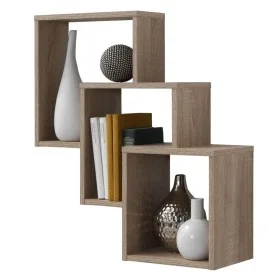 FMD Estantería de pared con 3 compartimentos color roble de FMD, Estantes y estanterías - Ref: Foro24-428726, Precio: 61,53 €...