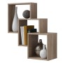 FMD Estantería de pared con 3 compartimentos color roble de FMD, Estantes y estanterías - Ref: Foro24-428726, Precio: 61,52 €...