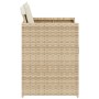Sillas de jardín con cojines 4 uds ratán sintético beige de vidaXL, Sillas de jardín - Ref: Foro24-4007459, Precio: 166,81 €,...