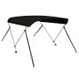 Bimini top with 2 arches black 178x138x96 cm by vidaXL, Boat storage covers - Ref: Foro24-94796, Price: 98,43 €, Discount: %