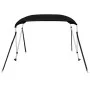 Bimini top with 2 arches black 178x138x96 cm by vidaXL, Boat storage covers - Ref: Foro24-94796, Price: 98,43 €, Discount: %