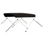 Bimini top with 2 arches black 178x138x96 cm by vidaXL, Boat storage covers - Ref: Foro24-94796, Price: 98,43 €, Discount: %