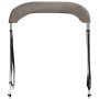 Toldo bimini de 2 arcos gris 179x156x93 cm de vidaXL, Cubiertas para almacenamiento de barcas - Ref: Foro24-94794, Precio: 12...